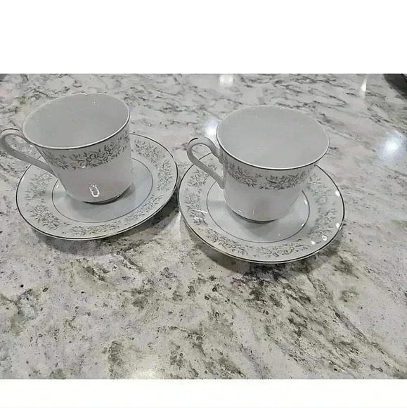 TAIHEI CHINA SPRINGTIME - JAPAN- SET OF 2 CUPS & 2 SAUCERS VINTAGE - Picture 6 of 6